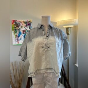 We The Free Boho Hip Denim Top